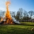 Osterfeuer der Freiwilligen Feuerwehr Harksheide am 4. April