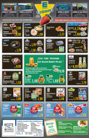 Wochenangebote bei Edeka Grümmi