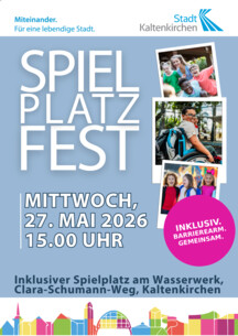 Inklusionsspielplatz am Wasserwerk fertiggestellt