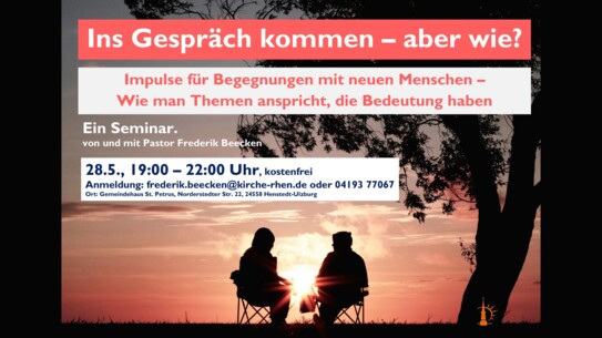 Ins Gespräch kommen – aber wie?