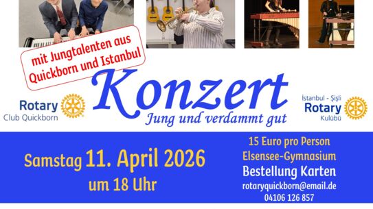 Rotary Clubs aus Quickborn und Istanbul-Şişli starten gemeinsames Jugendprojekt