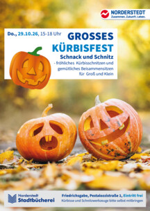 Großes Kürbisfest – Schnack und Schnitz