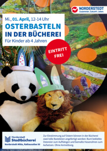 Freies Osterbasteln in der Hauptbücherei Norderstedt-Mitte