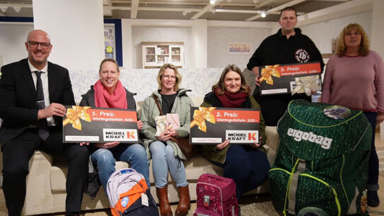 Gut geschätzt und gewonnen! Ranzenmesse bei Möbel Kraft