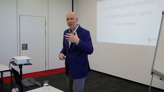 Martin Rettmer beim BDS Nord  "Wortmächtig statt sprachlos"