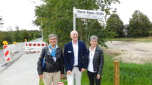 „Pierre-Vignes-Straße“ in Kaltenkirchen feierlich enthüllt
