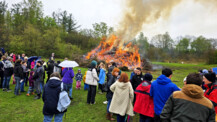 Auch in diesem Jahr wird das THW-Osterfest ein riesiges Osterfeuer haben.