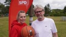 Neuer Basketballkorb für Lentföhrden