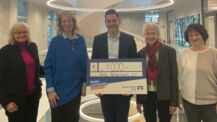 Volksbank Raiffeisenbank eG unterstützt das Netzwerk Norderstedt mit 1000 Euro