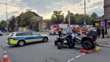 Zwei Verletzte bei Quad-Kollision in Neumünster