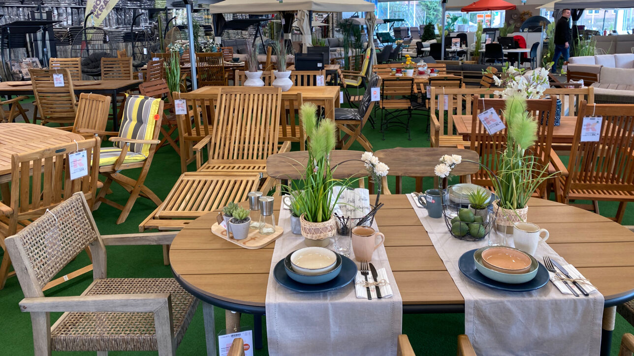 Kraft tanken in der Natur! Möbel Kraft eröffnet die Gartenmöbelsaison
