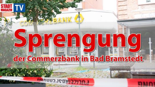 Commerzbank in Bad Bramstedt gesprengt