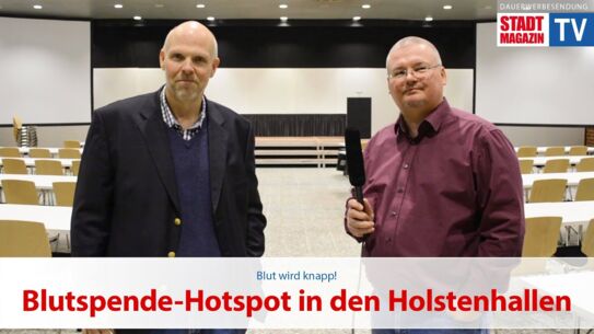 Blutspende-Hotspot in den Holstenhallen Neumünster