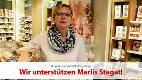 [Wahlwerbung] Wir unterstützen Marlis Stagat!