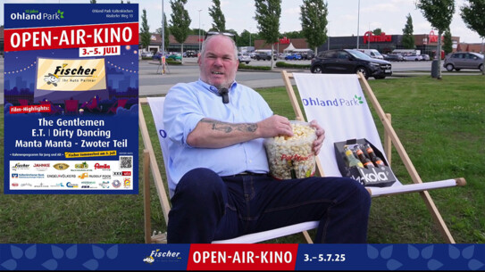 Open Air Kino vom 3. - 5. Juli 2025 im OhlandPark