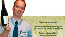 Ein schmackhafter Wein macht jedes Menü besonders