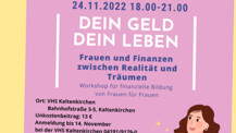 Workshop zur Finanzkompetenz von Frauen für Frauen