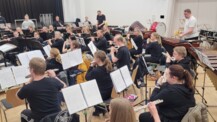 Voller Klang voraus: Die Proben für das Konzerthighlight am 18. April in der Stadthalle Neumünster laufen auf Hochtouren.
