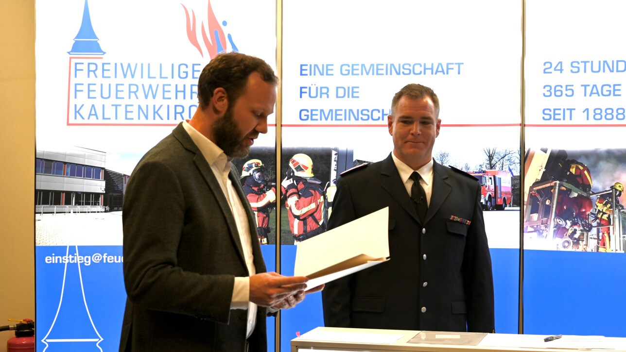 Ehrungen und Beförderungen bei der Freiwilligen Feuerwehr Kaltenkirchen